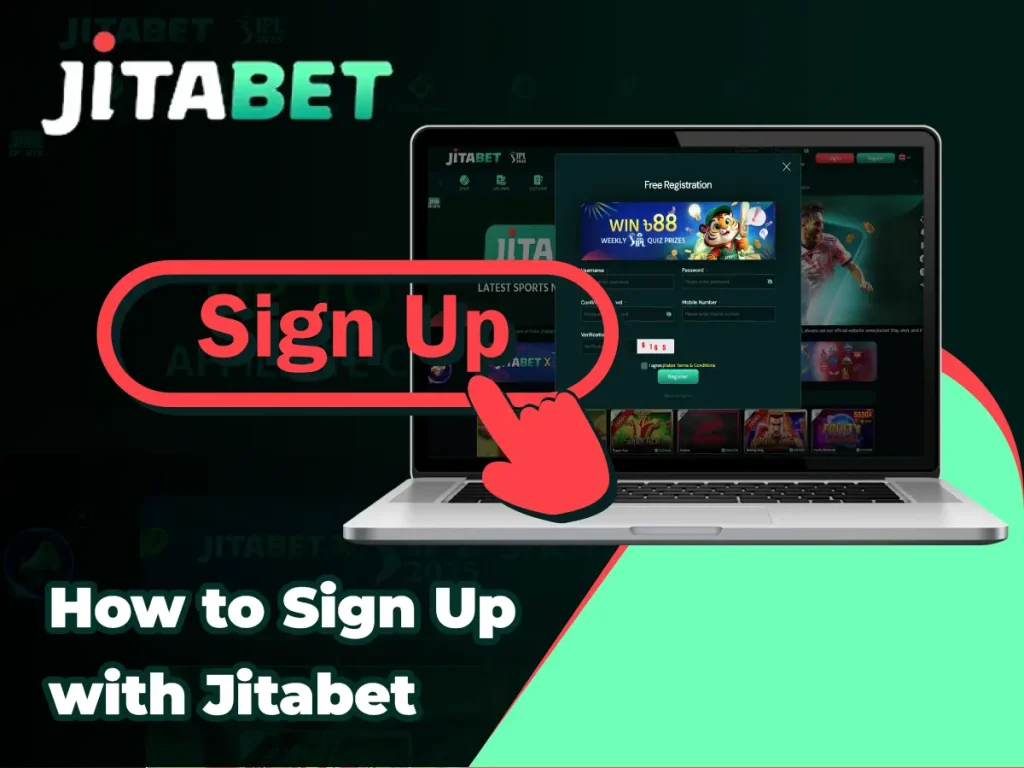 How to Sign Up with Jitabet